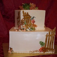 Tall Fall Dummy cake for the season. TFL