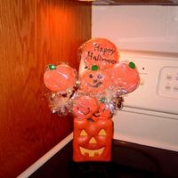 Halloween Cookie Bouquet this is my first attempt at a bouquet and decorating cookies
