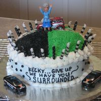 30Th Birthday Got the ideal from a Wilton Cake Decorating Book