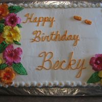 Becky's Cake Hibiscus Flowers
