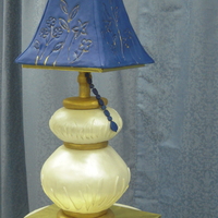 Lamp Cake I made this during an advanced class with Collete Peters- wanted to go outside the box!