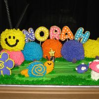 Caterpillar Garden I made this for my daughter's first birthday.