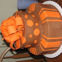 Class Cake A teacher friend got married and asked me to do a little wedding-type cake for her to take to her class (instead of inviting a bunch of...