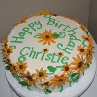 The Most Delicious Cake I've Ever Made Birthday cake for my husband's coworker. Buttercream frosting, fondant decorations. 9" triple chocolate fudge cake with three...