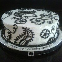 Black & White Cake 