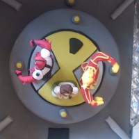 Ben 10 Cake for my friends little boy, Ben 10 and friends.