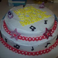 High School Musical The stars on the sides are hair clips that the birthday girl could keep when the cake was gone.