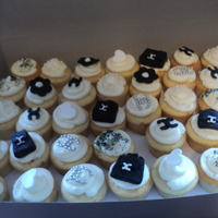 Chanel Cupcakes Chanel themed vanilla cupcakes with cream cheese icing..