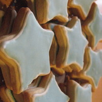 Star Cookies For Christmas I made these star cookies for Christmas using royal icing.