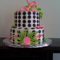 Polka Dot My friend found a picture of a cake here on CC and jokingly asked me to make it for her birthday, So, I did. Thank you to Laborrn2 for...