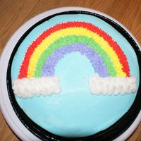 Wilton Course I, Class2 rainbow cake from class 2