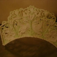 Sugar Bridge This is for a wedding cake with a swan theme, made of royal icing...i could not finde a temp for a bridge, so i made my own...TLF