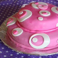 30Th Birthday Cake This was a cake I made for myself for my 30th birthday. I had some leftover MMF from another cake so I decided to use it.