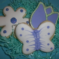 Spring Cookie Mix NFSC with royal icing - a mix of spring cookies to bring to an Easter Egg hunt.....