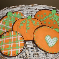 Whimsical Pumpkin Batch Just playing around with some leftover pumpkin cookies. Patchwork idea inspired by cookiecrazie....though I am just learning and mine are...