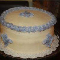 Fleur De Lis One of my daughters wanted a "fleur de lis cake" and this is what it came out to be. She loved it, so that's all that...