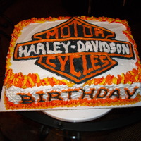 Harley Cake Harley Davidson Logo
