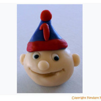 1St Birthday Fondant Cupcake Toppers 