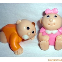 Babies Made completely from Fondarific fondant.