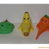 Apple Banana Carrot Used for an ABC Cake