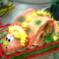 Rawr! LOL. Random cake when I was still working at a bakery.