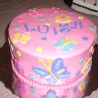 Butterflies Cake 