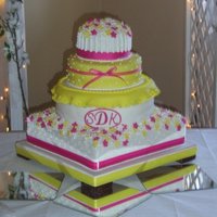 S&k Wedding Cake All fondant and royal icing.