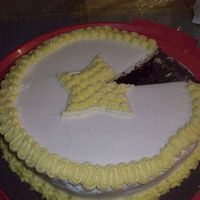 First Cake Of Course 1 We had ten minutes to decorate out cakes! I laugh at it now, but I was so proud :)