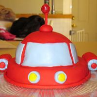 Little Einstein's Rocket Cake This was for my daughter's 2nd birthday. She loves Rocket from The Little Einsteins. This was the first cake I carved. It was from 3 9...