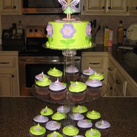 Tinkerbell Cupcake Tower 