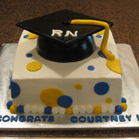 College Graduation Cake 