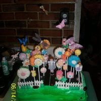 Flower Garden I decided to make a flower garden for my daughter's 3rd birthday. I made all the flowers with chocolate molds and I found a little...