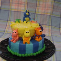 Backyardigans Cake Backyardigans cake for a little girl's birthday party. She brought me a picture of the one she wanted, and here's what I came up...
