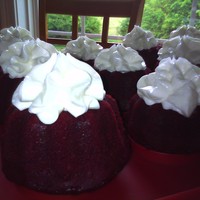 Mini Red Velvet Bundt Cakes 