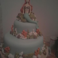 A Sweet Mermaid my entry at nyc cake convention 2010 1st place