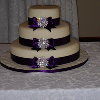 3 Tier Wedding Cake 6, 10, 14 (red velvet, vanilla, & chocolate) in that order. TFL