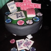 Las Vegas Poker Birthday Cake Birthday Cake I made for my sister's 23rd birthday party in Las Vegas!