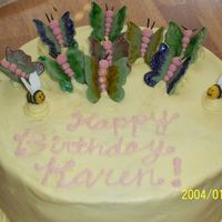 Springtime Cake! Best friends birthday cake...