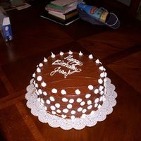 Jean's Birthday Cake Such an awful job with the writing! I am getting better.
