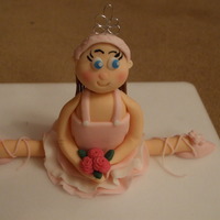 3D Ballerina Inspired by gerlinde from this sight, This is my version of her ballerina! ... she's ready to go on to my next cake, a dancing/ballet...