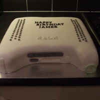 X Box Cake My first atempt at an XBOX cake, I think a got a bit over confident in doing a 12 Inch cake! .. have learnt from it to never do anything...