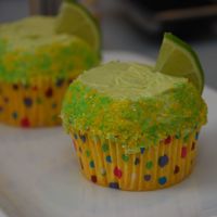 Margarita Cupcake I love cake and margaritas why not combine the two?? This is a white cake made with margarita mix, lime zest and tequila, the frosting is a...