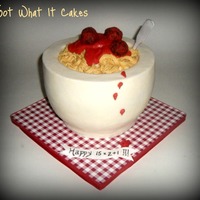 Bowl Of Spaghetti! I did this cake for my sister, who loves spaghetti and meatballs! It was so easy to do and so fun! FAQ's: Bowl is cake (1-6 inch round...