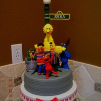 "sara" Street This is my daughter's 2nd birthday cake! She was thrilled with it! I didn't account for the weight of the figures when I filled...