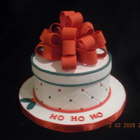 Christmas Package This is a Sharon Zambito design, that I modified slightly. This is the first time I used buttercream, and I followed along with Sharon'...