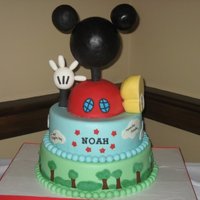 Mickey Mouse Clubhouse Theme This cake was inspired by a similar cake that 'Goonergirl' has made. Thanks to Goonergirl for being patient with my questions!...