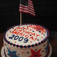 Just For Fun From A Newbie Just a good old 4th of July Cake, nothing spectacular.....I'm still in infant stages! Thank you to the ladies who have said...