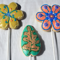 New Flower Design Limoncello flavored sugar cookies w/RI