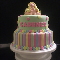 Buddah Baby Baby Buddah cake requested by customer. Baby girl's 1st b-day.