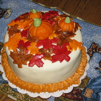 Fall Cake Just for fun fall themed cake!